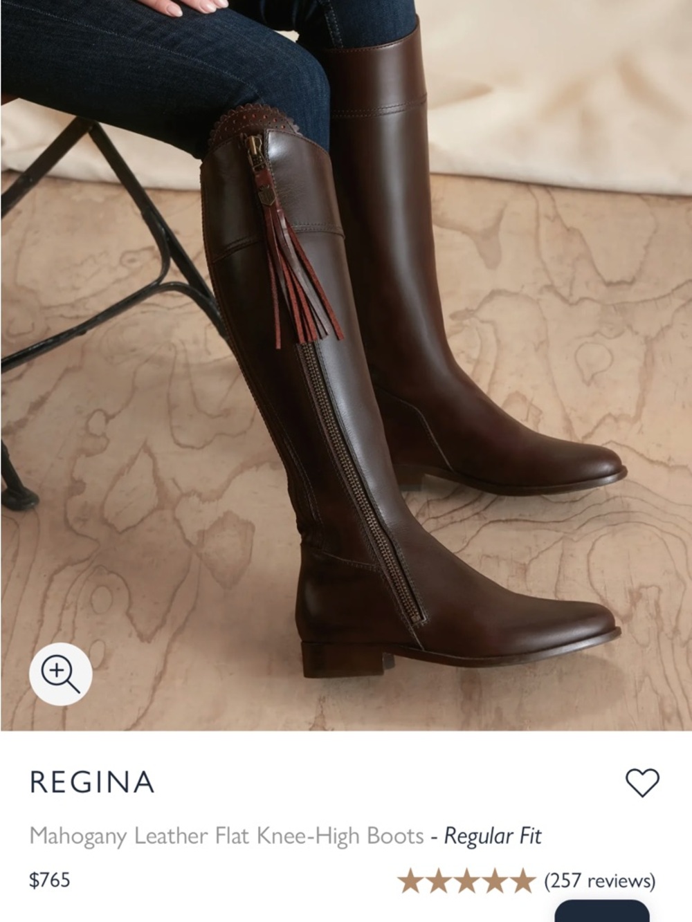 Fairfax & Favor Regina Leather Boots - Picture 3 of 9